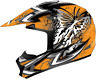 0110-7115 Afx Butterfly Helmet Xl Matte Orange
