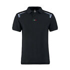 01223nr4xl Sparco Skid Mens Polo Shirt Black Large