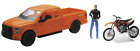 02216c New Ray Toys Scale Orange Truck With Ktm 093577022186