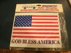 032489220013 Coopersburg Associates Magnetic Usa Flag Decal God Bless