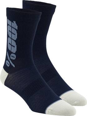 24006-455-18 100% Rythym Socks Navy Slate Size Large-x-large