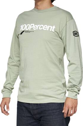33009-486-10 100% Bilto Long-sleeve T-shirt - Slate Green Small
