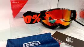 50014-00008 100% Goggles Ac2 Geospace Mirror Red