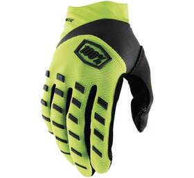 10000-00013 100 Percent 100% Mens Airmatic Gloves Flo Yellow/black Xl