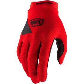 10012-00006 100 Percent 100% Ridecamp Youth Gloves Lg Red