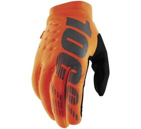 10016-260-05 100 Percent 100% Youth Brisker Cold-weather Gloves M Fluorescent Orange/black