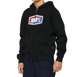 20033-00001 100 Percent 100% Official Youth Hoody Md Black
