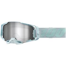 50005-00018 100 Percent 100% Armega Goggles Fargo - Silver Flash Mirror