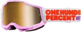 50014-00049 100 Percent 100% Accuri 2 Hundreds Goggles / True Gold Mirror Lens Osfm