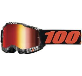 50025-00004 100 Percent 100% Accuri Jr. 2 Goggle Geospace With Red Mirror Lens