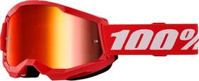 50028-00018 100 Percent 100% Strata 2 Goggles Red Osfm