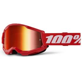 5651-1001-00 100 Percent 100% Strata 2 Goggles Red Osfm