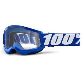 5651-1002-50 100 Percent 100% Strata 2 Junior Goggles Blue / Clear Lens Osfm
