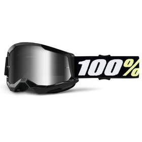 5652-1005-50 100 Percent 100% Strata 2 Junior Goggles Black Osfm