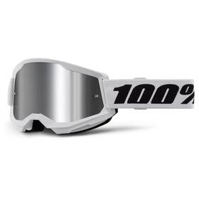 5652-1009-50 100 Percent 100% Strata 2 Junior Goggles White Osfm