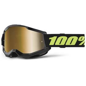 5652-2013-00 100 Percent 100% Strata 2 Solar Eclipse Goggles Black Osfm