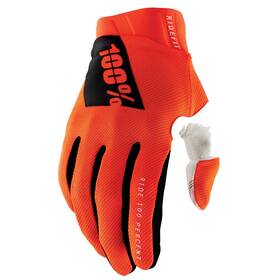 5710-0008-05 100 Percent 100% Ridefit Gloves Md Fluorescent Orange
