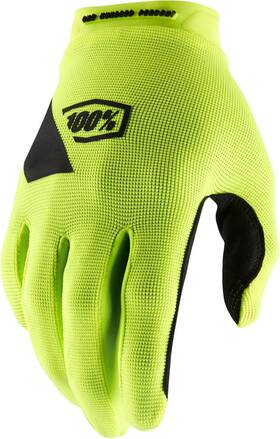 100-percent 841269186087 Ridecamp Womens Gloves Fluo Yellow/black Xl