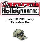 10017hol Holley Camouflage Cap Carburetors Hat