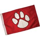 1054100 Fido Pet Products Paw Print Flag Red And 187277000497