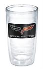 1141673 Summit Gifts Genuine Hotrod Hardware Tumbler Clear Corvette Logo Each
