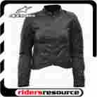 14-331428-10-42 Alpinestars Womens Angle Textile Jacket Blackmetallic 42 Euro Special Buy