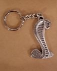 143089 Upr Products Ford Mustang Shelby Textured Pewter Cobra Emblem Keychain