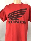 15-88332 Honda Red Logo Graphic Size Mens Biker Car Enthusiast Shirt