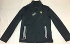 15306 Ferrari Jacket Windbreaker New Black Logo Formula Vettel Italy Style