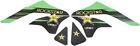 18-14124 Factory Effex Rockstar Complete Graphics Kit Black Green