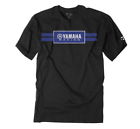 19-87206 Factory Effex Mens Yamaha Racing Stripes Tee Xl Black