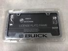 19302640 Baron Buick Chrome Black License Plate Frame Logo New Oem