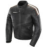 2004-1006 Joe Rocket Black Brown Cream Dakota Leather Jacket Mens