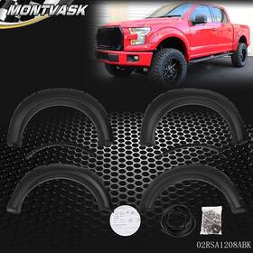 Mmo527898 2014mmotor Fit For 09-14 Ford F150 Offroad 4pcs Pocket Rivet Bolt-on Style Fender Flares