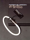 P3450 21.5cm Porsche Design Large S White Leather Bracelet Nibwl T