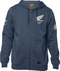 21145-007-l Fox Racing Honda Zip Hoodie Navy Large