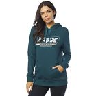 21824-167-l Fox Racing Women Retro Po Hoodie Jade Large