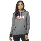 21824-185-xs Fox Racing Women Retro Po Hoodie Heather Graphite Extra Small