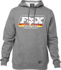 22046-185-xl Fox Racing Throwback Pullover Fleece Heather Graphite Extra Large