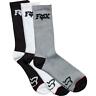 24184-582-s-m Fox Racing Fheadx Crew Sock Pack Black Small 191972311635