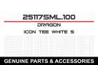 723-2421-01s 25117sml.100 Dragon Icon Tee White