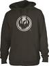 25120sml.001 Dragon Icon Staple Line Hoodie Black