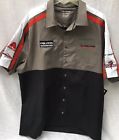 286601412 Polaris Button Mens Pit Striped Racing Shirt