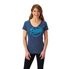 286858902 Polaris Womens Script Tee Navy Size Small