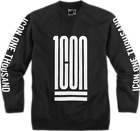 3050-3986 Icon Traptastic Fleece Crewneck Md Black