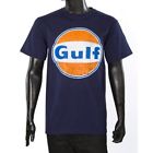 34408 Jh Design Group Mens Gulf Oil Logo Tee Shirt