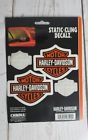 3500 Harley Davidson Static Cling Motorcycle Vehicle Sticker Shield Decal
