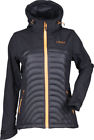 0278292 35345 Divas Softshell Jacket Black-orange 027829353452