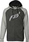 354-0186s Fly Racing Mens Raglan Hoody Full Zip Hooded Sweatshirt