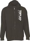 37-2740x Triple Logo Zip Hoody Black